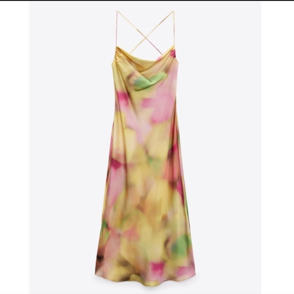 New With Tag Soldout Zara Slip Dress!